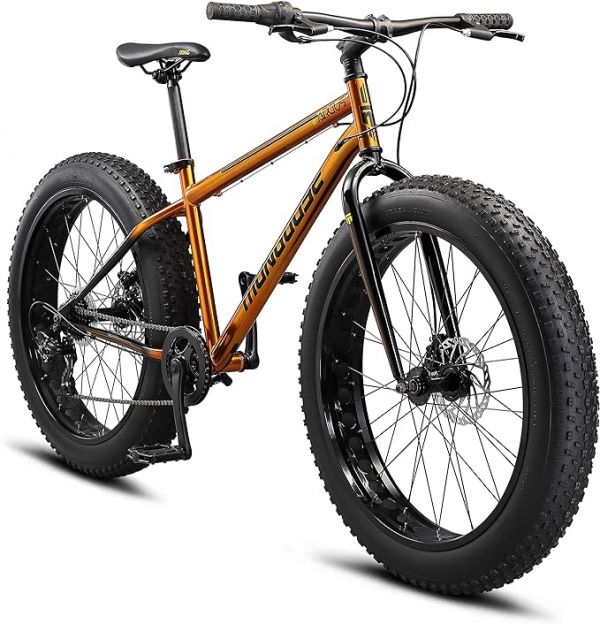 Mongoose Argus ST & Trail Fat Tire Mountain Bike for Adult Youth Men Women, 20 to 26-Inch Wheels